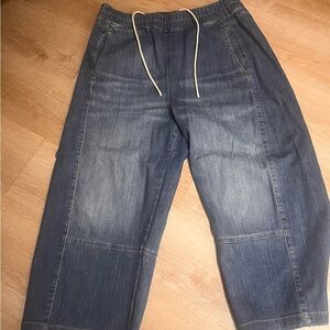 Pilcro Blue Relaxed Barrel Women’s Jeans